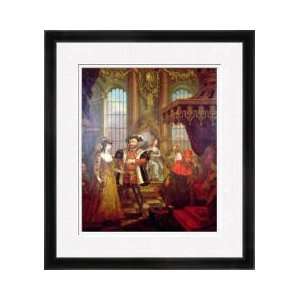   Introducing Anne Boleyn At Court Framed Giclee Print