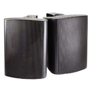  2 Way Active Wall Mount Speakers (Pair)   25W   Black 