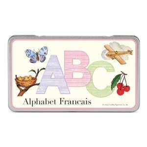  Cavallini Alphabet Cards French, 20 Cards from A to Z 