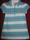 NEW OLD NAVY GIRLS 6 TO 12 MONTHS ICE BLUE STRIPE DRESS