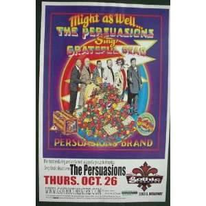   Persuasions Sing Grateful Dead Denver Concert Poster