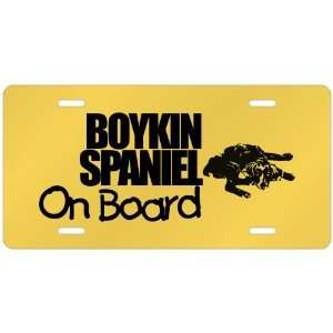  New  Boykin Spaniel On Board  License Plate Dog