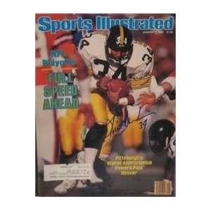  Walter Abercrombie autographed Sports Illustrated Magazine 