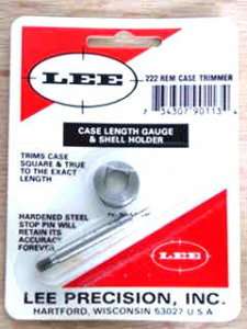Lee Case Length Gage & Shell Holder 222 Remington 90113  