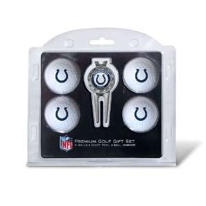  Indianapolis Colts 4 Ball and Tool Gift Set Sports 