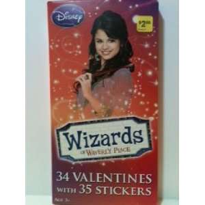  Wizards of Waverly Place Valentines 34 cards with 35 