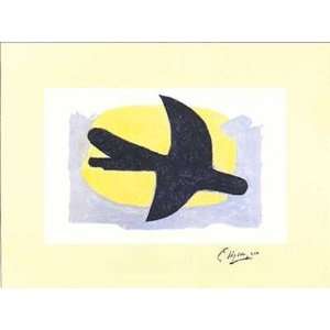 Blue and Yellow Bird by Georges Braque 39x20  Kitchen 
