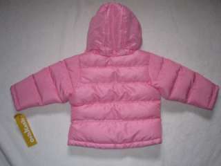 Girls Snowsuit Size 24 months~OshKosh Pink Jacket/Coat Bib Overalls 