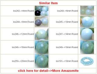4mm Round mix natural Amazomite loose gemstone 15 242  