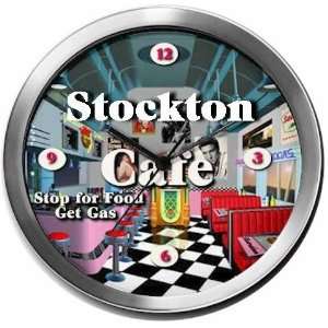  STOCKTON 14 Inch Cafe Metal Clock Quartz Movement Kitchen 