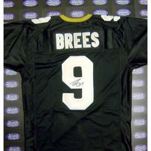  Autographed Drew Brees Uniform   black   Autographed NFL 