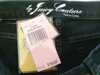 Juicy Couture Crown Dark Super Stretch Skinny Jeans 26  