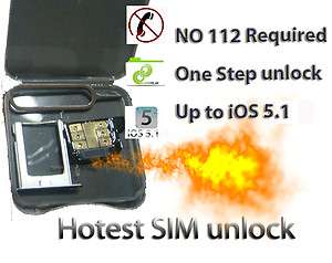 New iPhone 4S SIM unlock X SIM, 100% auto Turbo Chip prefect AT&T to T 