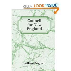  Council for New England William Brigham Books