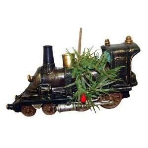  Antique Old Fashioned Train & Wreath Christmas Ornament 4 