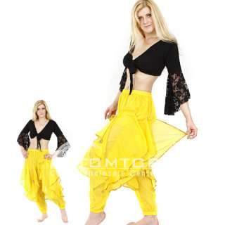 Belly Dance Costumes Pants Trousers Beads Sequins H2624  