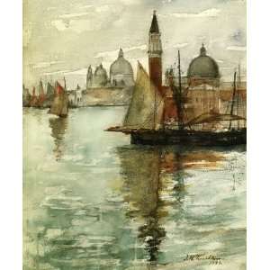 FRAMED oil paintings   John Henry Twachtman   24 x 30 inches   Venice