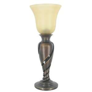   6050 Resin Uplight Accent Table Lamp, Antique