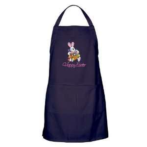  Happy Easter Bunny Easter Apron dark by 