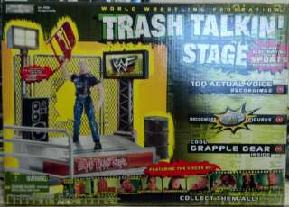 WWE WWF Trash Talking Stage   100 Voices   Cool Grapple Gear   MIB 