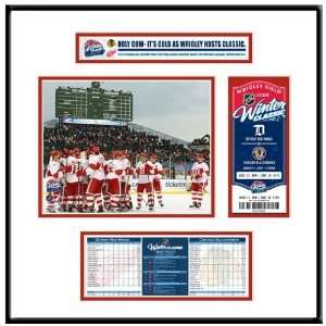   Ticket Frame Jr. Detroit Red Wings  Team Celebration Sports