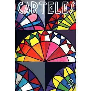  18x 24 Poster. Carteles. Vitrales. Colores. Decor with 