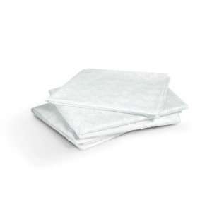  Tidal King Flat Sheet in Mist / White