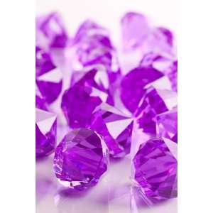  Bryn Crystal Acrylic Pendants   Purple   Bag of 100 pcs 