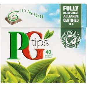 Pg Tips 40 Tea Bags  Grocery & Gourmet Food
