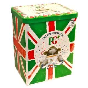 PG Tips Limited Edition Tin with 160 Pyramid Teabags for 2012 Queen 