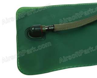 5L Hydration Water Bladder Pouch Reservoir with Switch   Olive Drab 