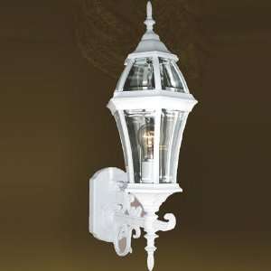  Powder Coat White Valley Outdoor Wall Sconce from the Valley