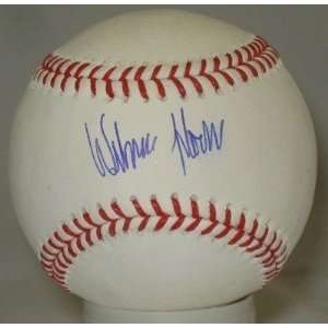  Wilmer Flores Autographed Mets Prospect Baseball SI 