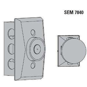   Door Release With Low Profile Recessed Wall Mount