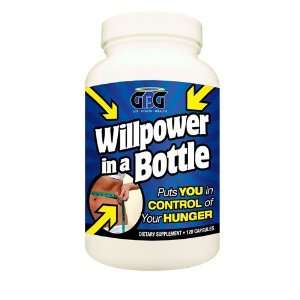  Willpower in a Bottle by GBG   120 Capsules Health 
