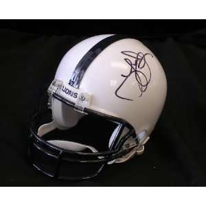 LARRY JOHNSON Penn State Unv Signed Mini Helmet PSA/DNA