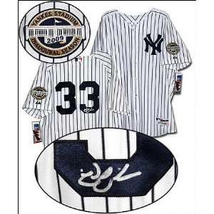 Nick Swisher Signed Jersey 2009 New York Yankees Majestic Authentic 