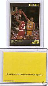 James Worthy 1990 1 Star Lakers Court Kings Promo  