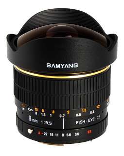 Samyang 8mm F/3.5 Ultra Wide Fisheye Lens for Nikon with Auto Chip 0 