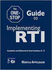 One Stop Guide To Implementing Rti, (141296444X), Maryln Appelbaum 