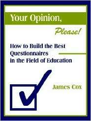 Your Opinion Please, (0803965230), James Cox, Textbooks   Barnes 