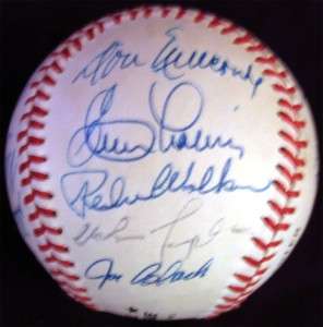 1955 Dodgers Team Auto Signed Baseball Koufax Reese LOA  