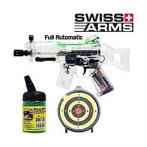   Auto Airsoft Gun with Target and Bbs 