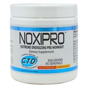 CTD NOXIPRO 300 g 45 serv PRE WORKOUT WORLDWIDE NEW SEALED  
