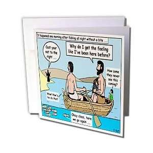  Cartoons   Jesus   Fishing with the Disciples Again   Greeting Cards 