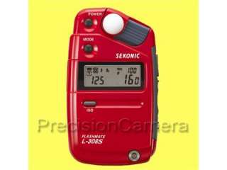 Sekonic L 308S (RED) Flash Master Light Meter (Limited Edition) L308S 