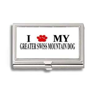  Greater Swiss Mountain Dog Paw Love My Dog Business Card 