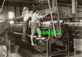 1903 CHILDREN MILL WORKERS Child Labor Photo  