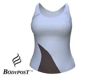   BODYPOST Womens Athletic Sports Workout Exercise Sleeveless Tank Top