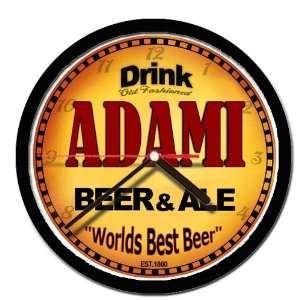  ADAMI beer and ale wall clock 